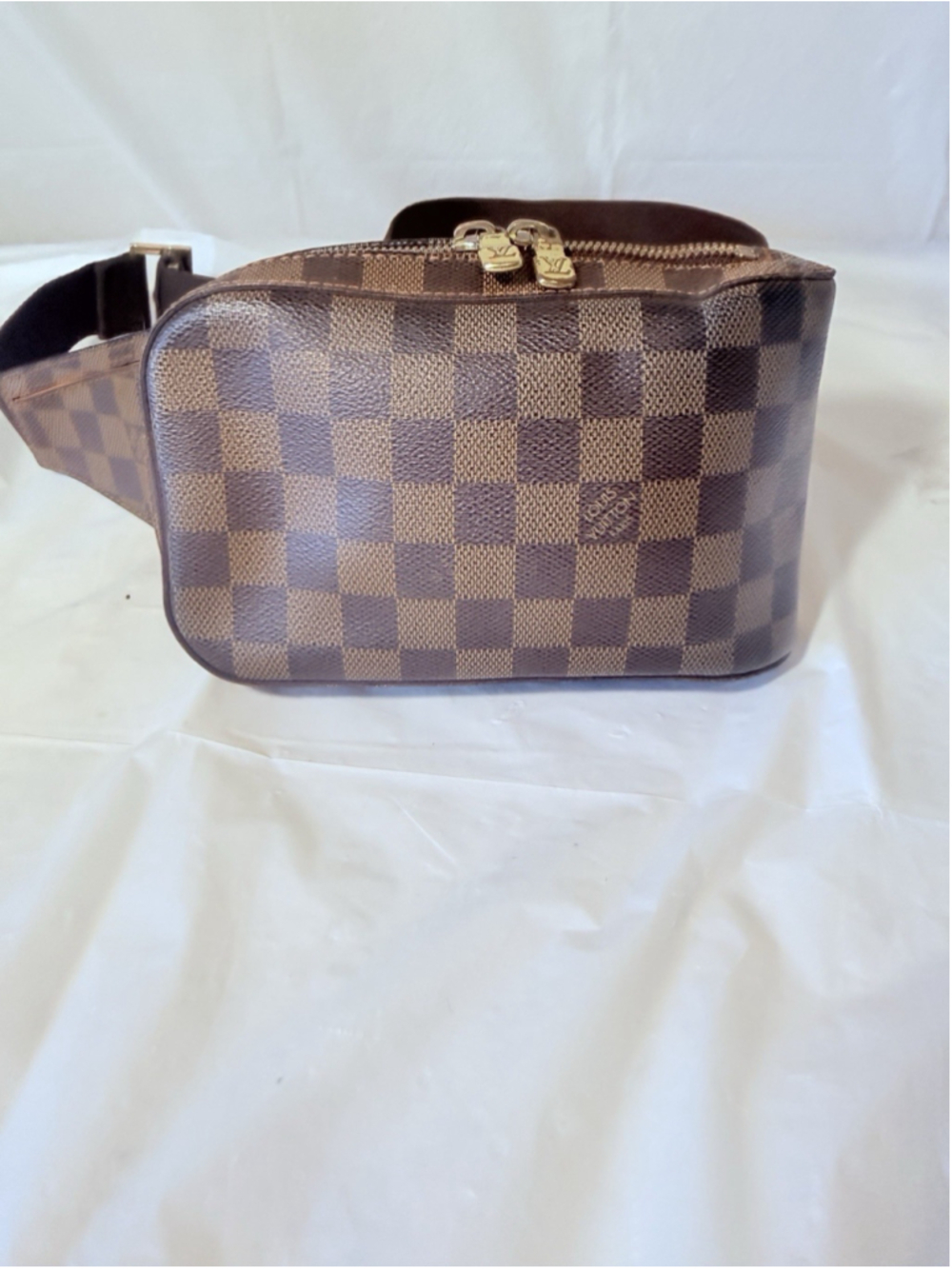 Louis Vuitton LV Shoulder Bag Geronimos Ebene Brown Damier - Picture 10 of 16